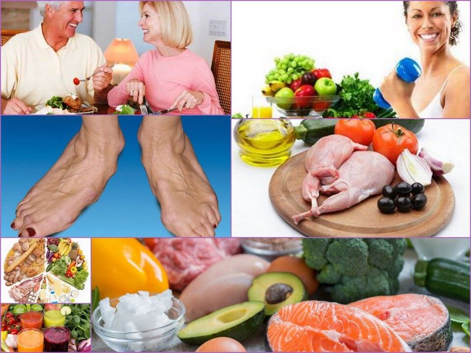 Nutritional principles for those suffering from osteoarthritis of the knee joint